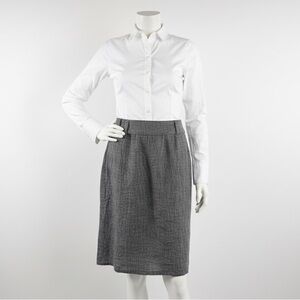 Dalia Collection Charcoal Pencil Skirt